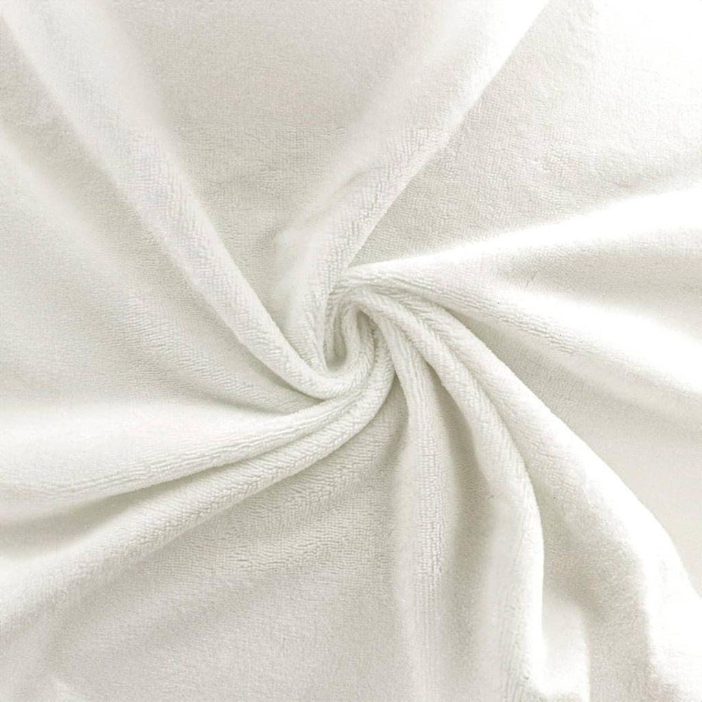 Coupon Bambus-Frottee-Stoff Tiny - 2m - Ecru | by Craft Loom