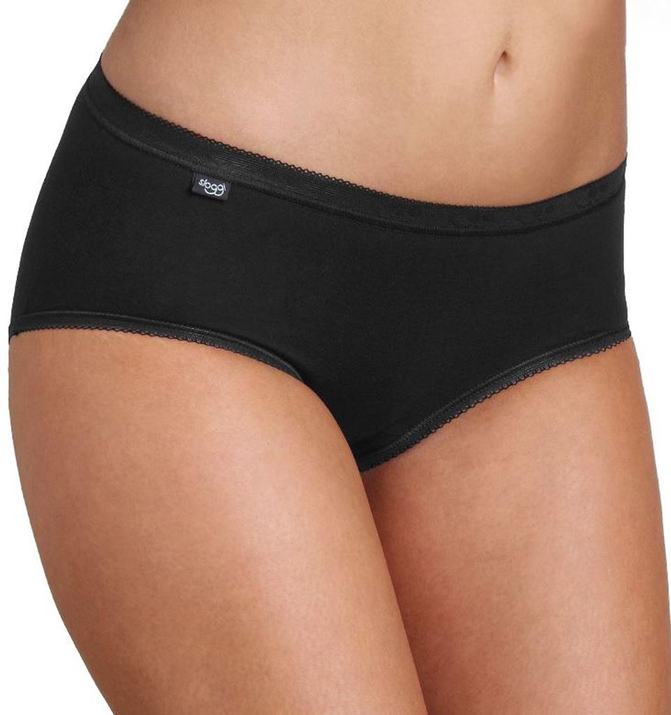 Sloggi Basic+ Midi Damen Slips 4er Pack Premium Comfort Produktbild 