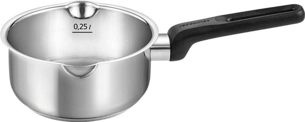 Stielkasserolle BRAVA mit beidseitigem Ausgießer ø 12 cm, 0,5 l