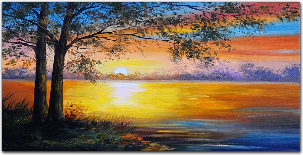 Coloray Küchenrückwand 140x70 Spritzschutz aus Glas - Sunset Himmel