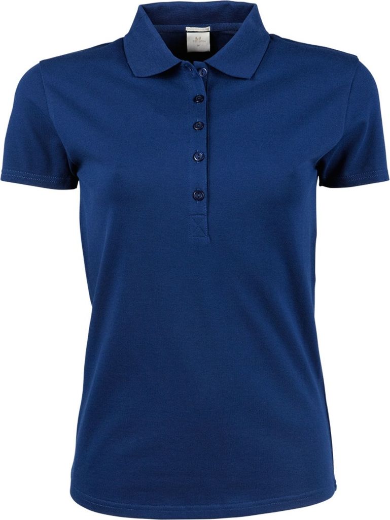 Tee Jays 145 | Damen Luxury Stretch Poloshirt - Farbe: Indigo - Größe: 3XL