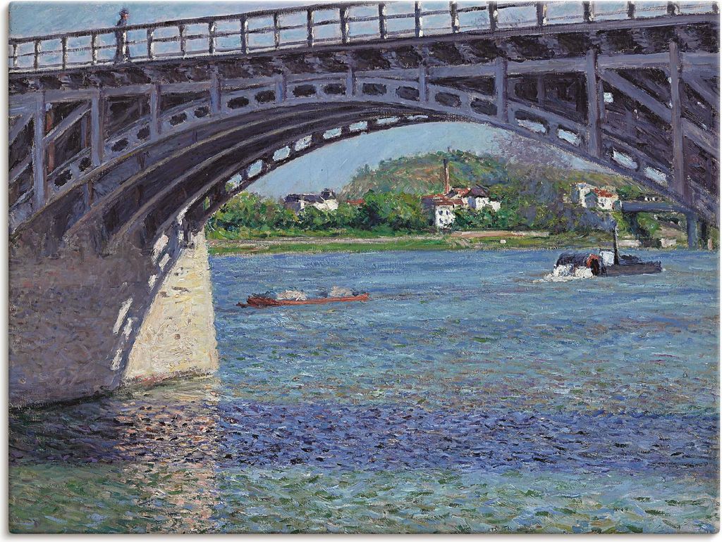 ARTland Leinwandbild Die Brücke bei Argenteuil. Um 1883 Größe: 80x60 cm