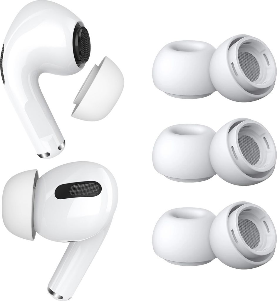 MMOBIEL 3 Paar Ersatz-Ohrstöpsel für AirPods Pro - Silikon Produktbild 