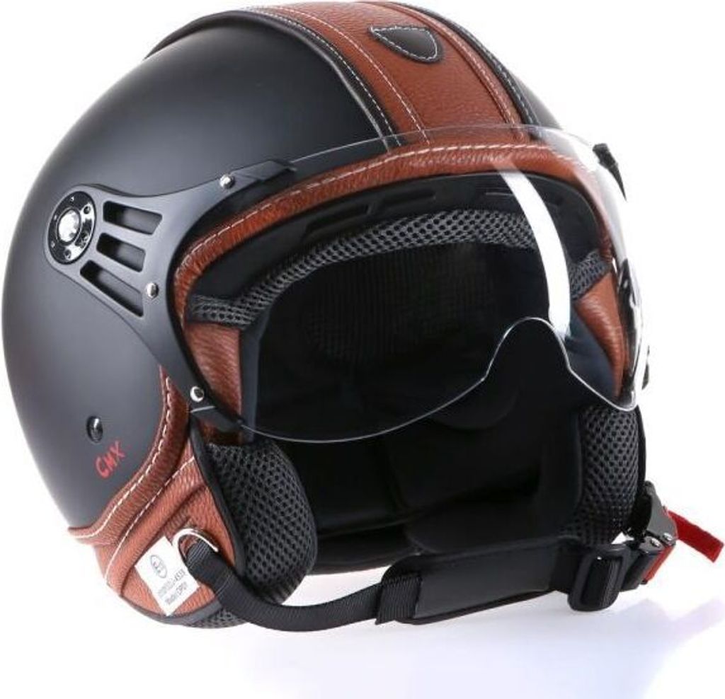 CMX Jet Helmet - Skúterová prilba Hazel Black matt + Obrázok produktu