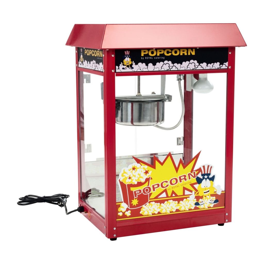 Prof Popcornmaschine XXL mit Regal ET-POP6A-D Popcorn Popcornautomat Kino Cinema 
