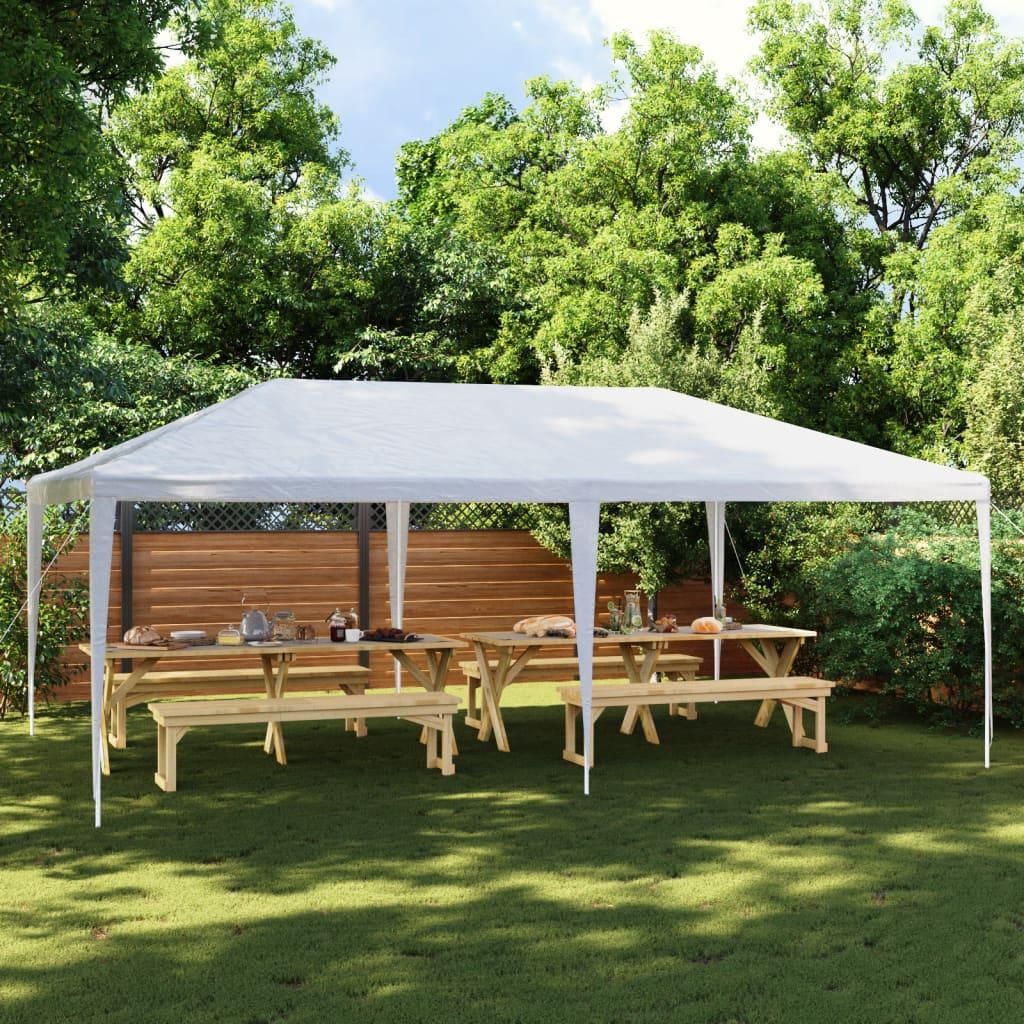 vidaXL Tenda per feste 4 x 6 m bianco Immagine del prodotto 