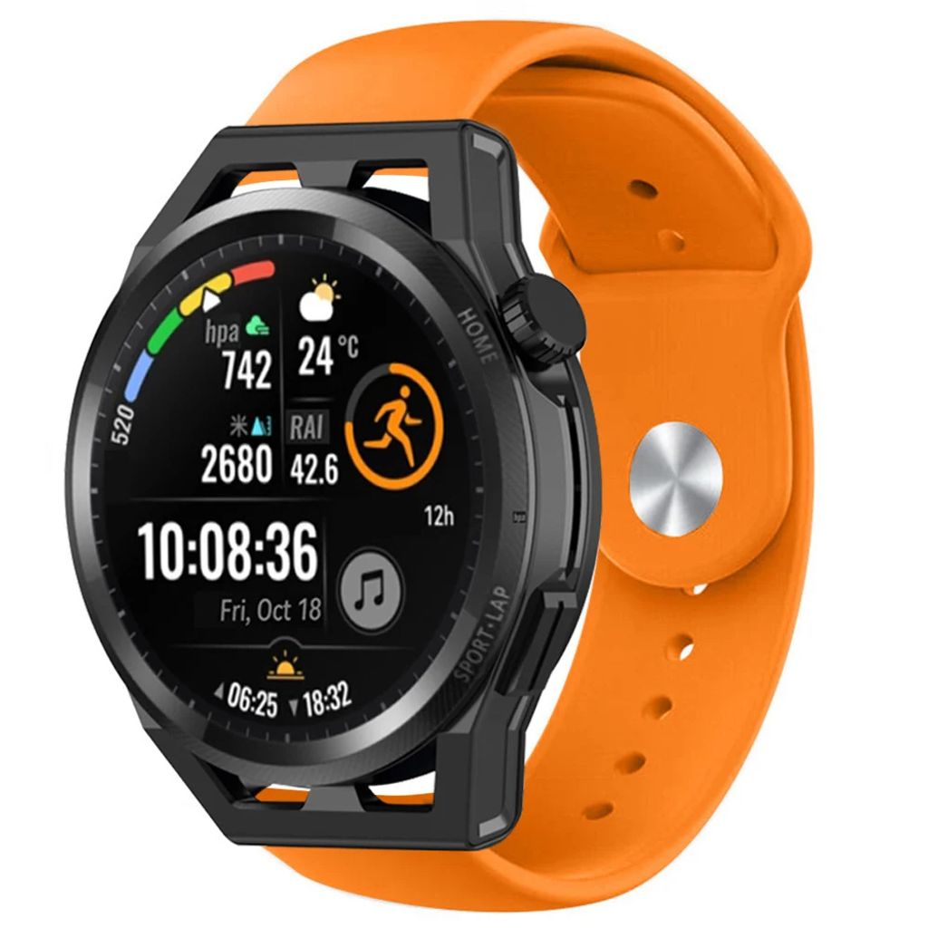 Strap-it Huawei Watch GT Armband Silikon (Orange)