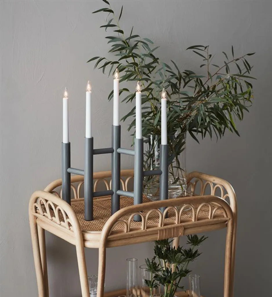 Lustre de table gris anti-éblouissement - Solution d'éclairage design 70cm