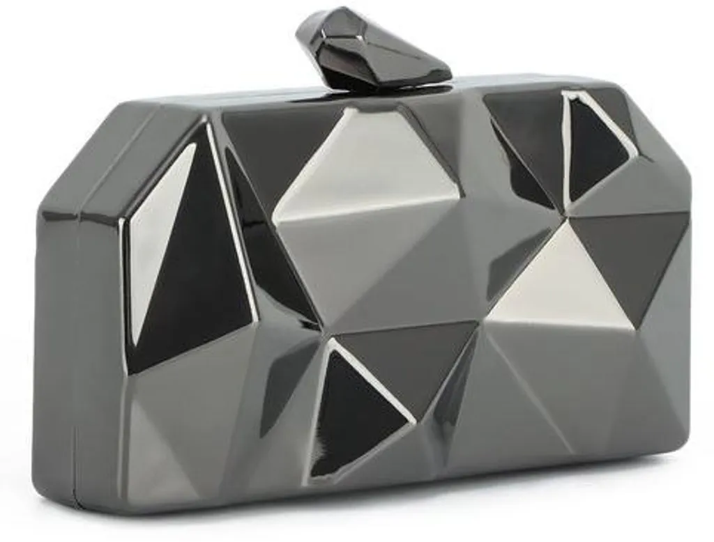 Pochette bijoux géométrique métal : fini les colliers emmêlés !
