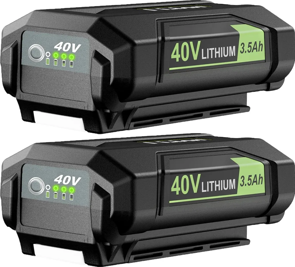 Batterie Ryobi 40V 3500mAh Li-Ion - Pack de 2 Batteries de Rechange