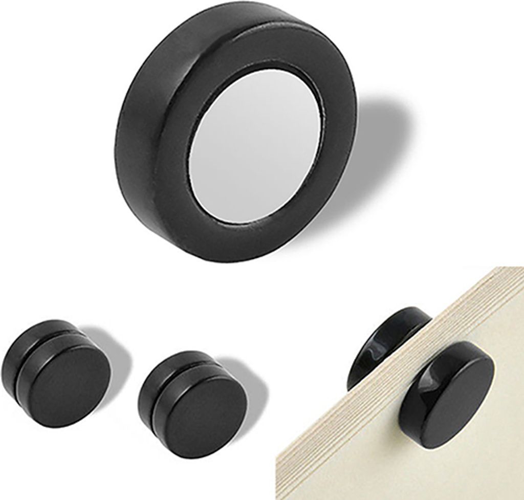1 Paar nicht durchdringende Ohrstecker für Herren zum Anklipsen runder magnetischer Ohrringe Schmuck