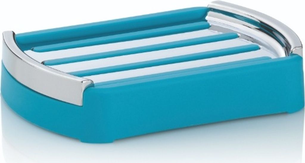 KELA Seifenschale Marta Kunststoff trkis 12,5x9,0x2,5cm KL-24175