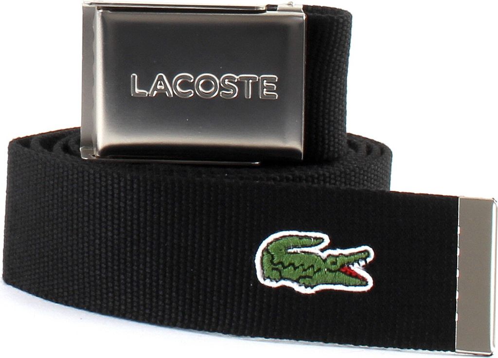 LACOSTE ceinture Casual Woven Strap W130 Black noir Image du produit 