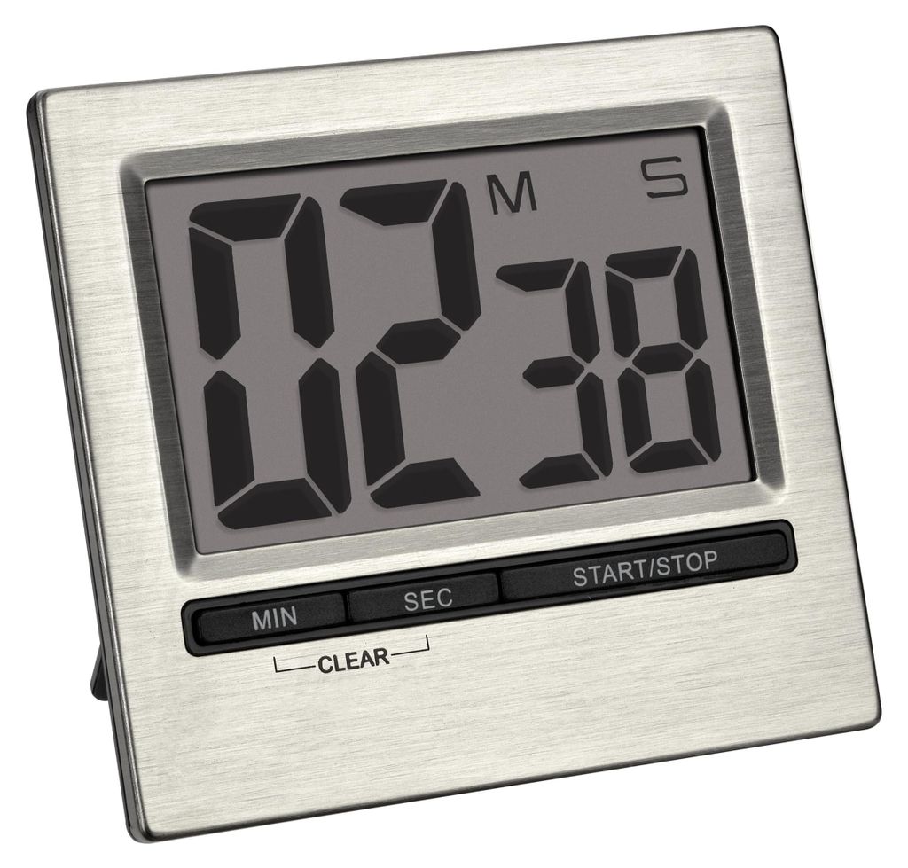 TFA-Dostmann 38.2013.54, Digitaler Küchentimer, Silber, 99 Produktbild 
