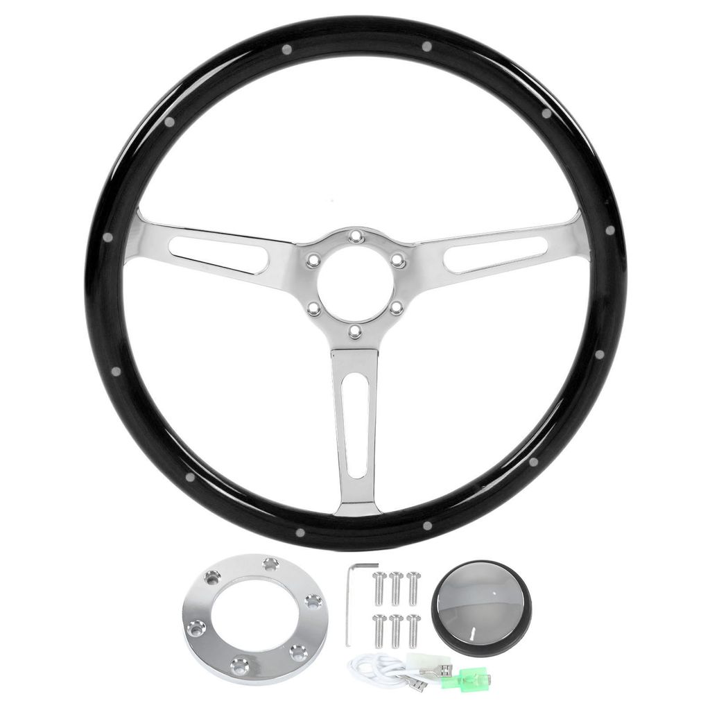 Volante clásico, volante de madera, volante de diseño Imagen del producto 