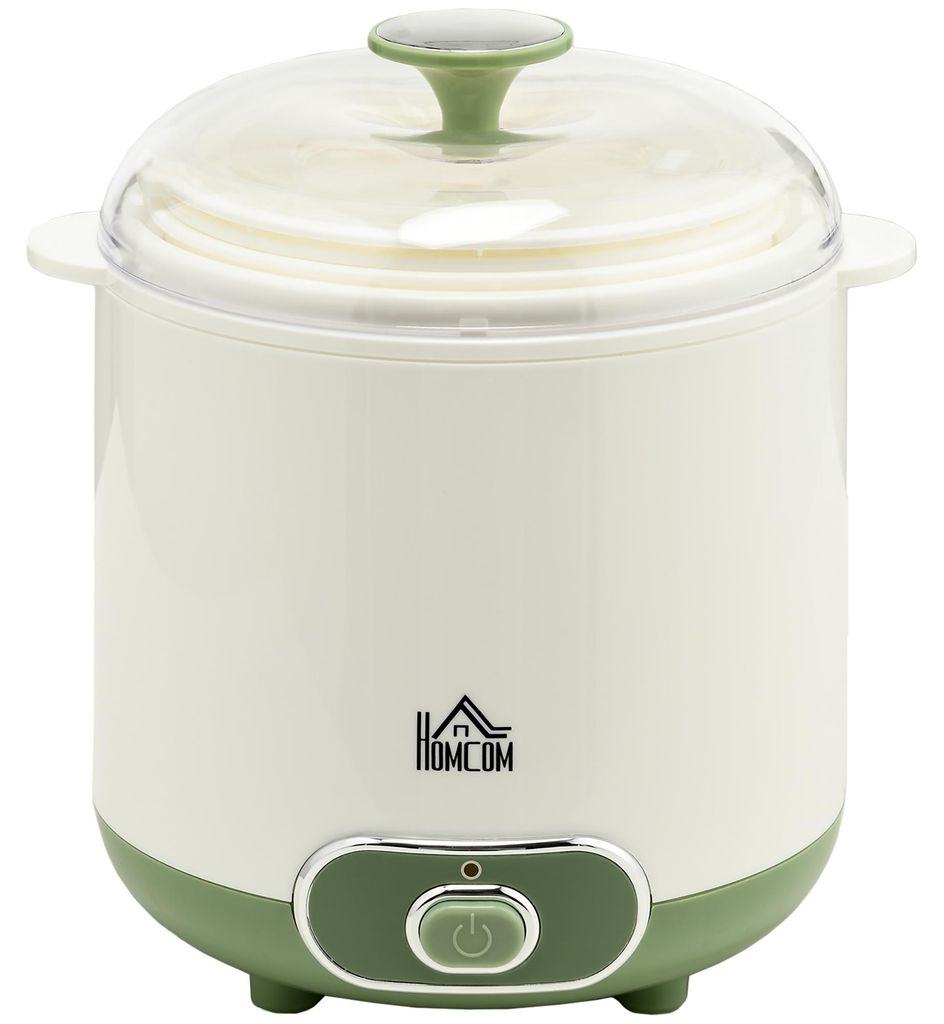 HOMCOM Joghurtbereiter, 1,5 L Joghurtmaschine mit Sieb, Produktbild 