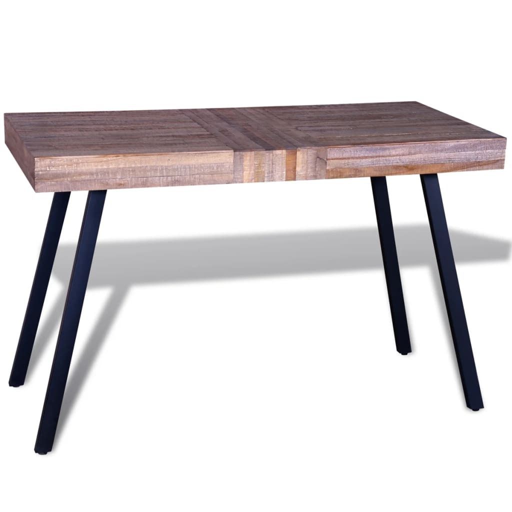 vidaXL Tisch Altholz Teak