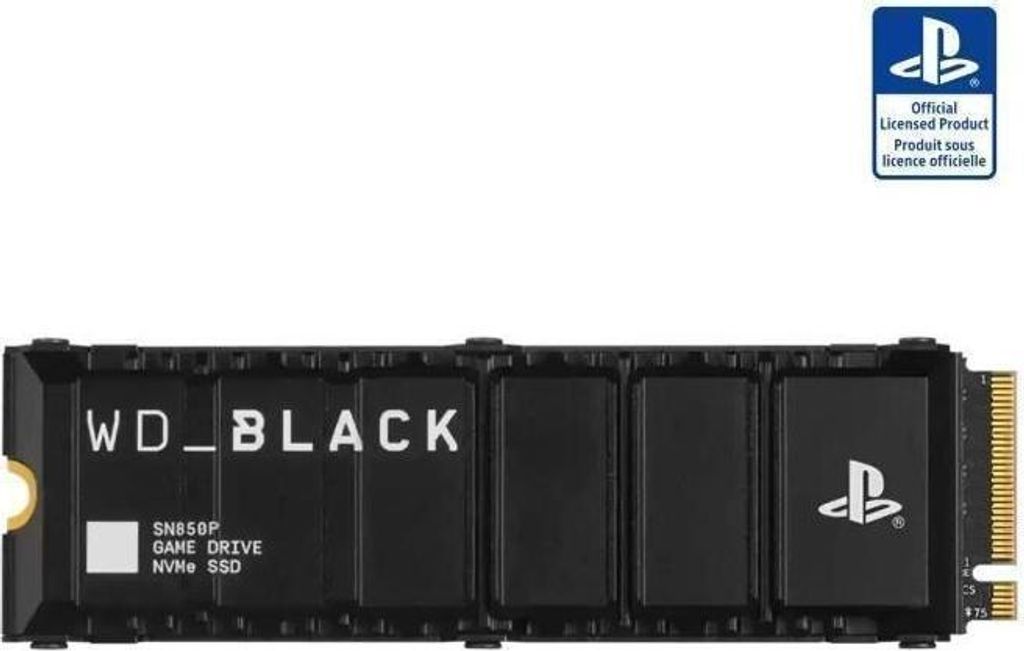 Western Digital WD_BLACK SN850P pro PS5 4TB NVMe SSD disk Obrázek produktu 