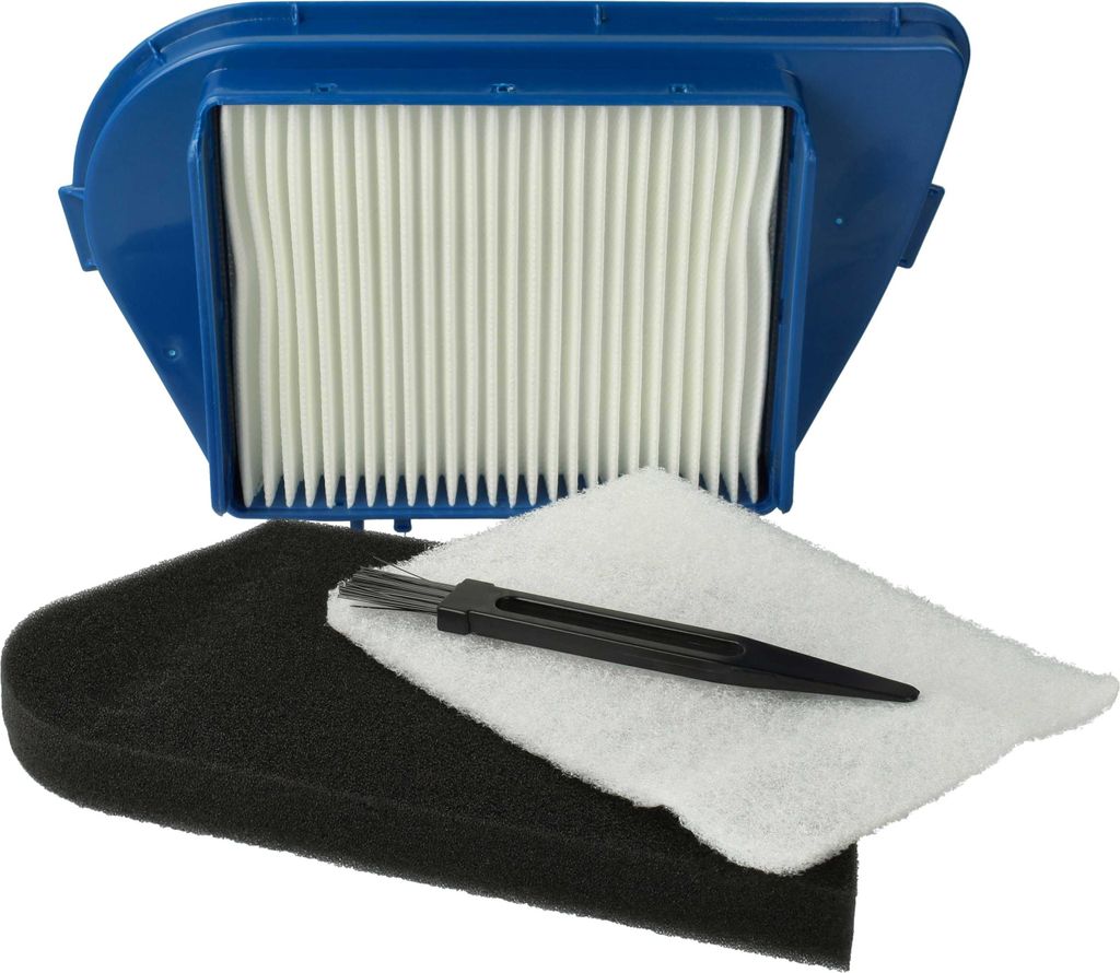 vhbw 4-tlg. Filter + Pinsel Set kompatibel mit Moulinex Produktbild 