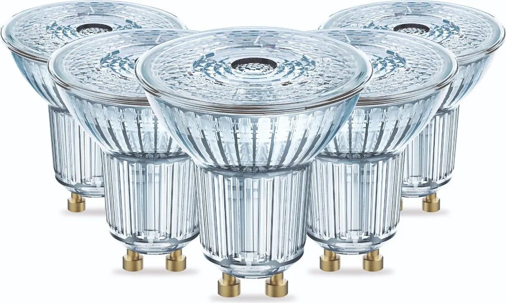 Lot 5 Spots LED GU10 4.5W Dimmables OSRAM Blanc Neutre pour Plafonnier