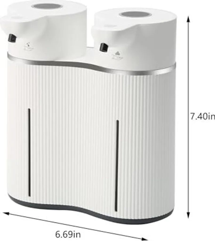 Dispenser Di Sapone Intelligente Con Sensore: 4 Livelli Di Schiuma, Ricarica USB-C, Capacità 420 Ml, IPX6, Montaggio A Parete O Da Tavolo