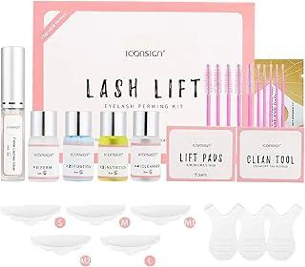 ICONSIGN Kit Professionale Permanente Ciglia 2025 - Alta Precisione