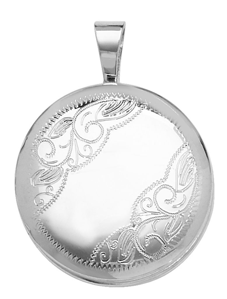 Wunderschönes 925 Sterling Silber Damen - Medaillon - 21mm*16mm; TRS23897