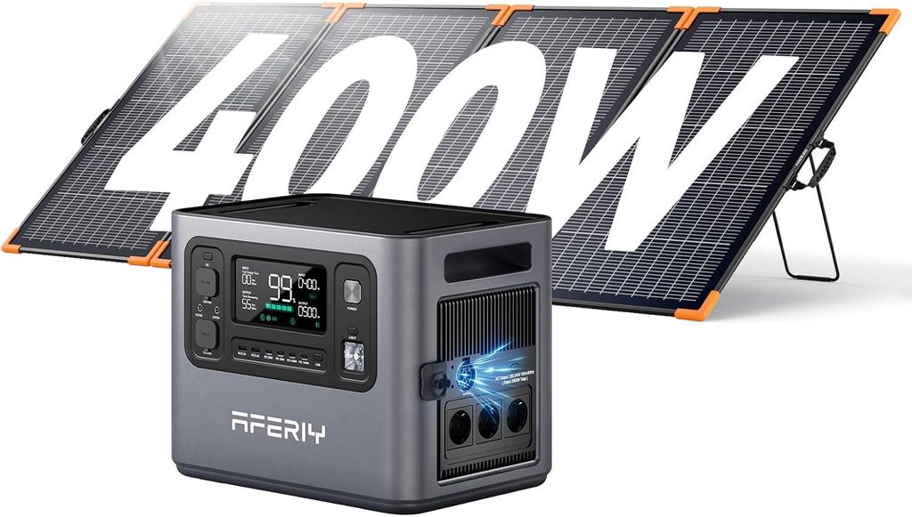AFERIY P280 2800 W Powerstation 1024 Wh mit 400 W Produktbild 