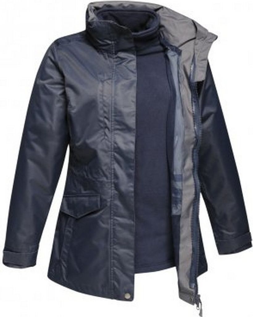 Regatta Damen 3-in-1-Jacke Benson III atmungsaktiv PC3308 (36 DE) (Marineblau/Marineblau)