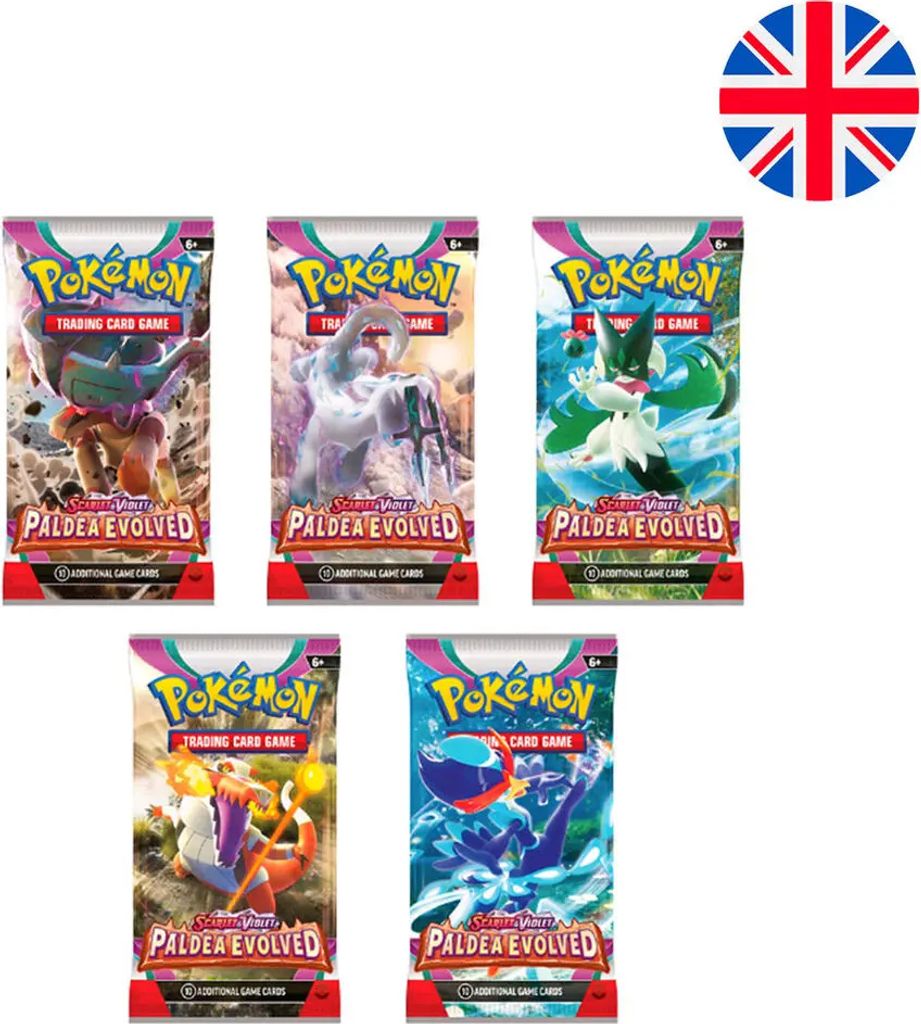 Pokémon Paldea Evolved Booster balíček Obrázek produktu 3