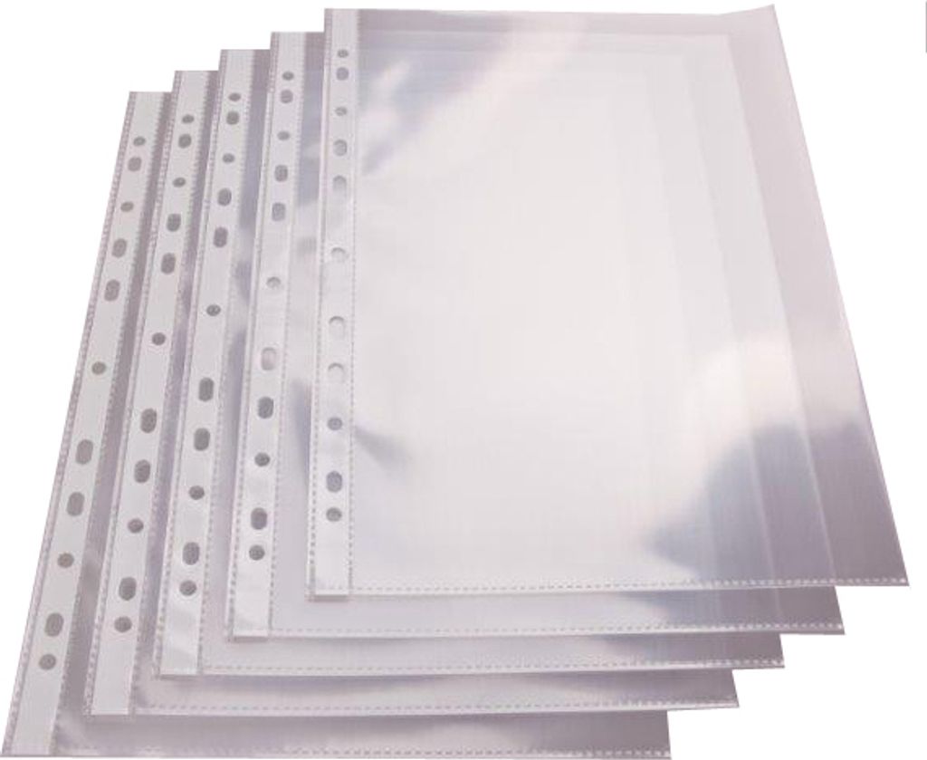 proOFFICE Prospekthülle DIN A4 PP Folie glasklar 0,10 mm 100 Hüllen