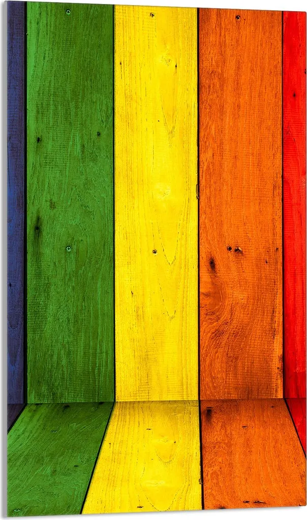 Piastra Copertura Piano Cottura 30x52 Legno Colorato | Vetro ESG