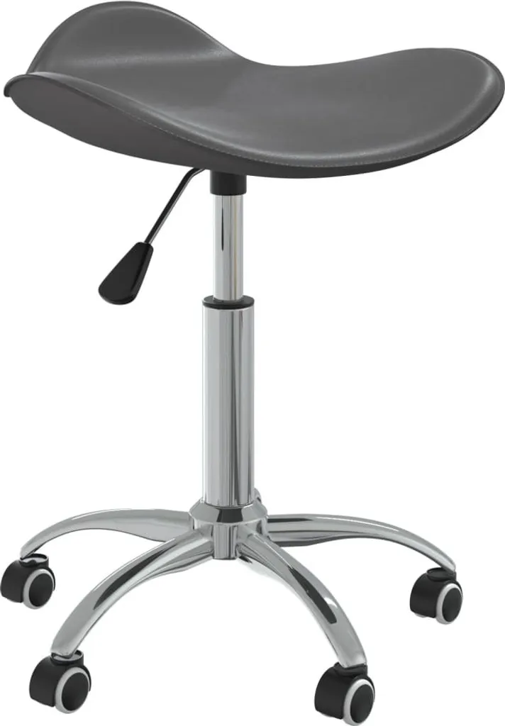 Sedia da Pranzo Girevole Ecopelle Grigia: Design Ergonomico e Moderno