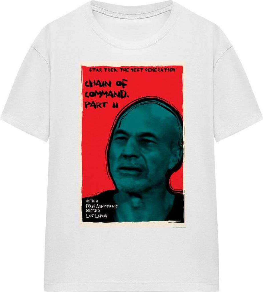 Star Trek - "The Next Generation Season 6 Episode 11" T-Shirt für Herren/Damen Uni TV16544 (XL) (Weiß)