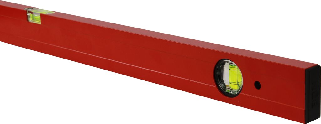 Wasserwaage Richtwaage Messwaage Präzisionswaage Pulverbeschichtet rot 80 cm