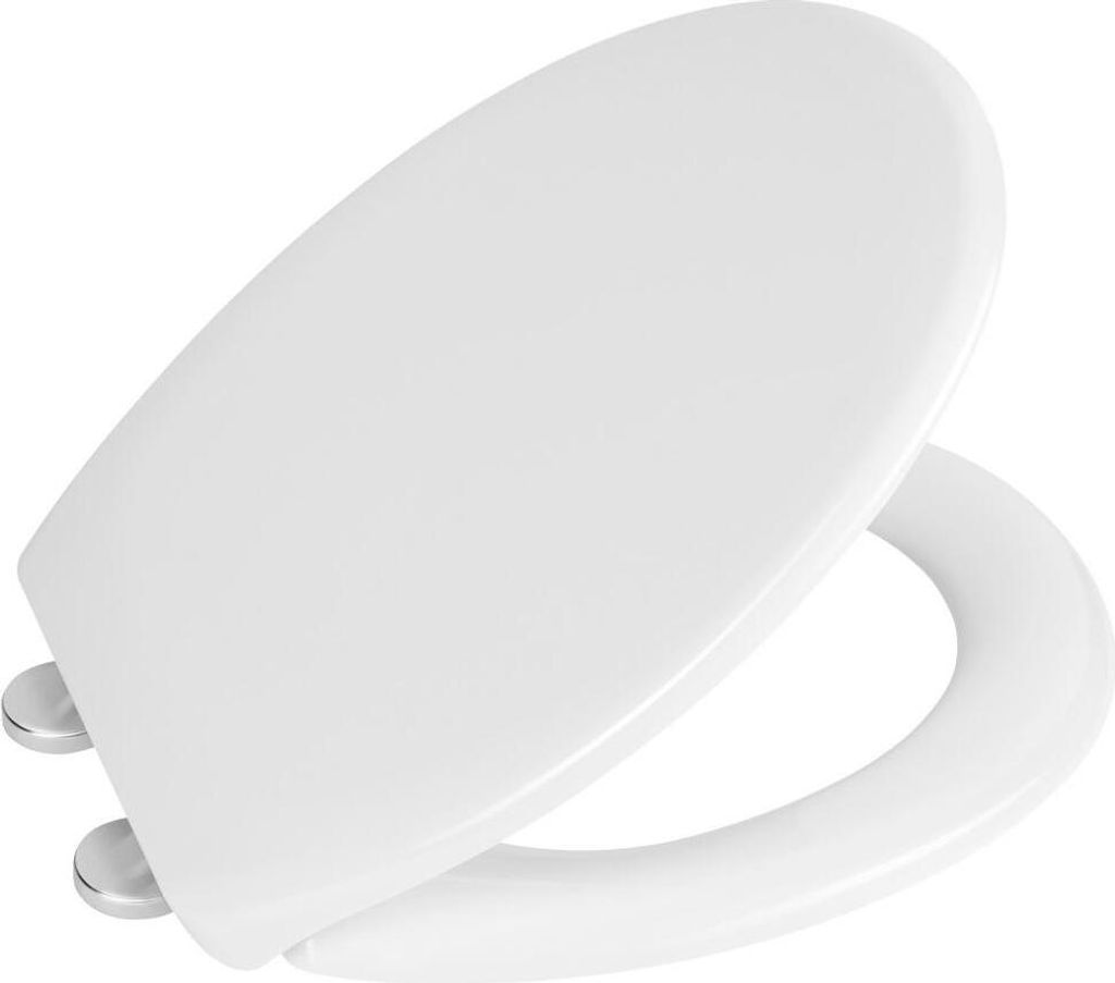 SAMANTA WC-Sitz, Soft Close, Easy Take, Weiß