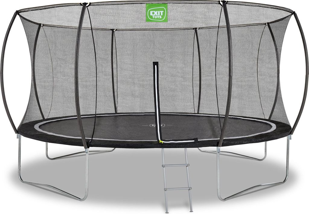 EXIT Black Edition Trampolin ø427cm - schwarz