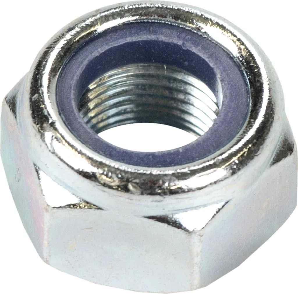 Dresselhaus 6 Écrous de Sécurité Carrés M12 x 1 en Acier Zingué Robuste