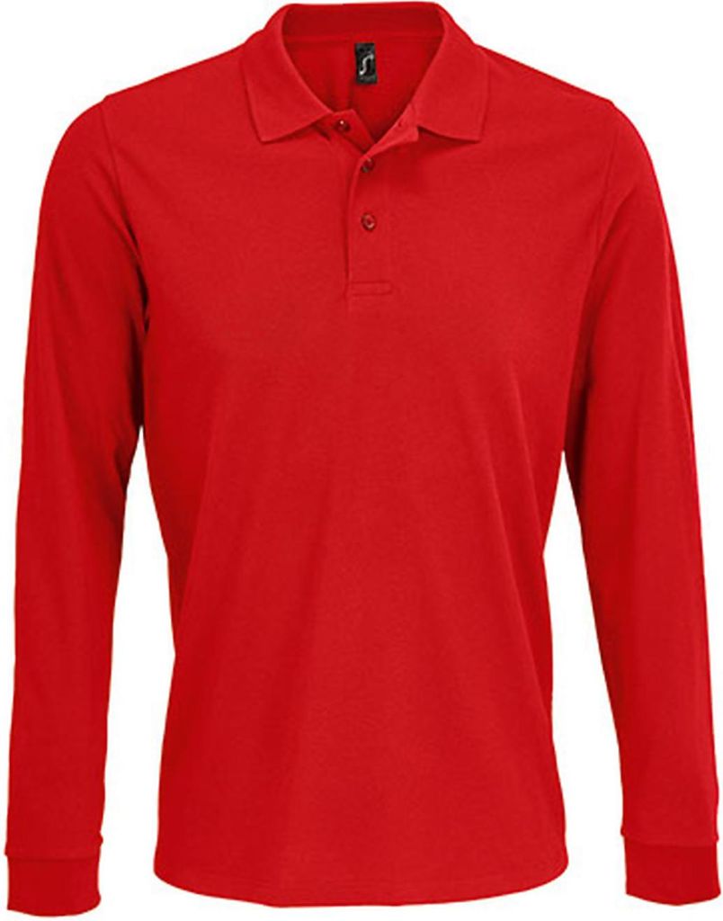 SOLS Uni Long Sleeve PolyBaumwolle Polo Shirt