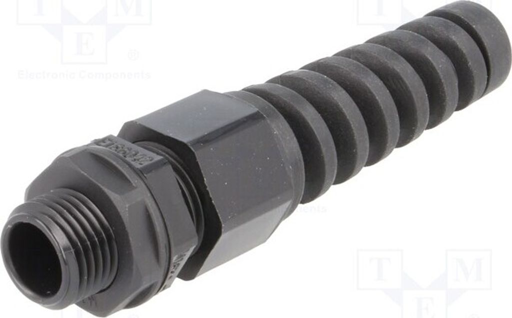 1x Kabelverschraubung IP68 1,5 M16 mit Knickschutz Mat: AGR16SR n