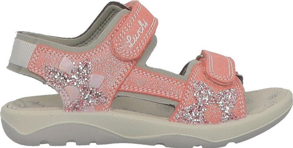 Sandales Lurchi Fille Fiori - Cuir, Semelle Polyuréthane, Fermeture Velcro - Style Printanier Confortable