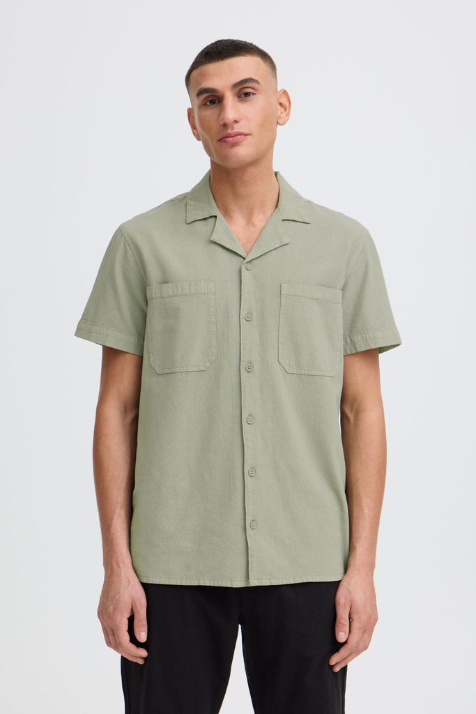 !Solid SDNeel Herren Kurzarmhemd Hemd Herrenhemd 100% Baumwolle Regular Fit