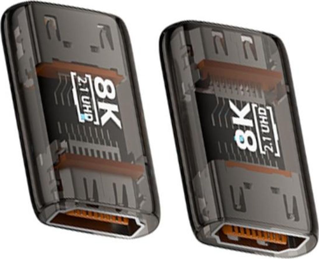 INF 8K HDMI 2.1 Kupplung Adapter ABS 3er Set 3,17cm x 2,1cm für TV Monitor Schwarz