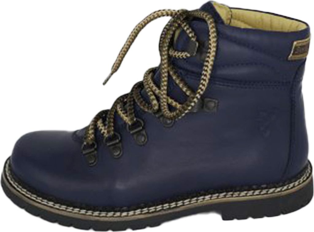 Tanja 298 Damen Trachtenschuhe Trachtenstiefel Bootschuhe Ziegenleder, Farbe:Marineblau, Größe:36