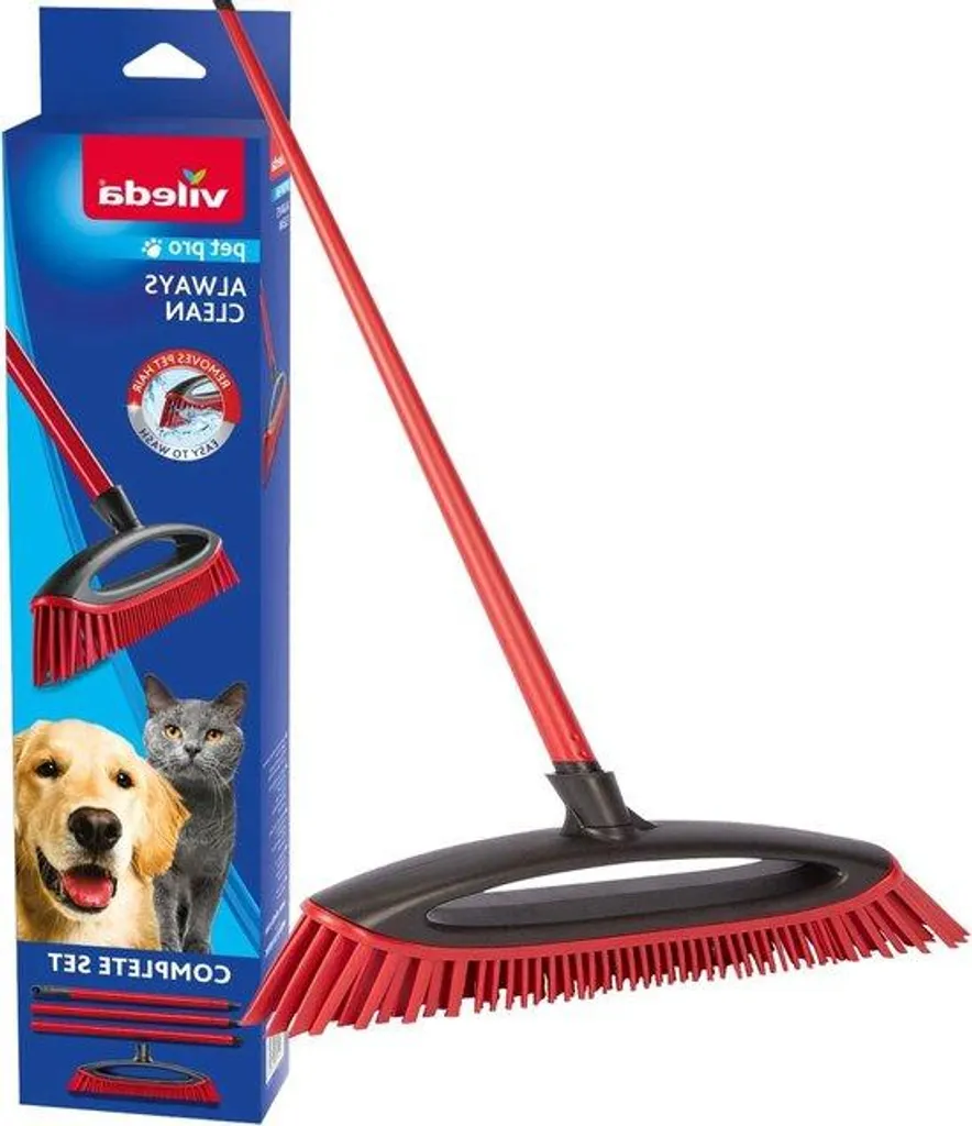 Brosse de nettoyage en caoutchouc multi-surfaces pour poils d'animaux