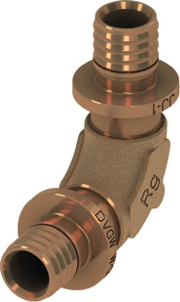 TECEflex Gomito 16mm Bronzo: Performance Idraulica e Durata Totale