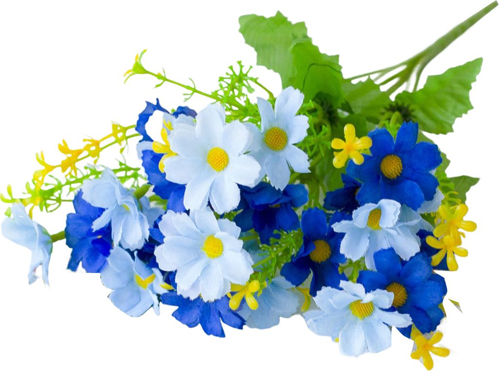 Künstlicher Blumenstrauß, 28 Köpfe, realistische Kunstseide, Blumenschmuck für Hochzeiten, Partys, Zuhause, Büro, Tischdekoration, Kunststoff,...