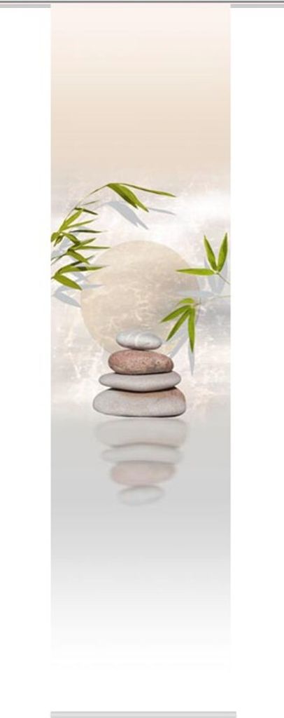 Home Wohnideen Schiebevorhang Dekostoff DigitaldruckBenessa 1 teilig 245 x 60 cm Natur