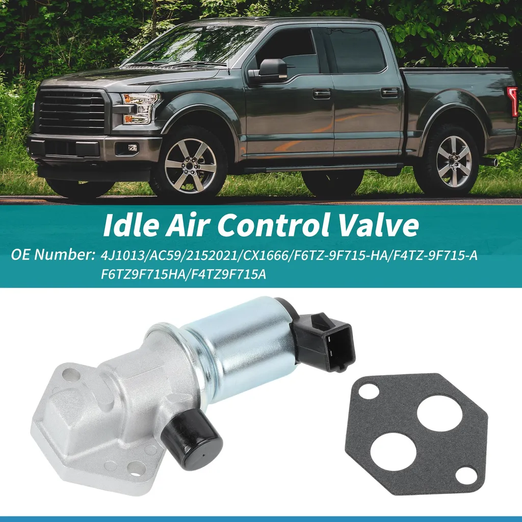 Soupape IAC F4TZ9F715A avec Joint pour Ford F-250 et Bronco 5.8L