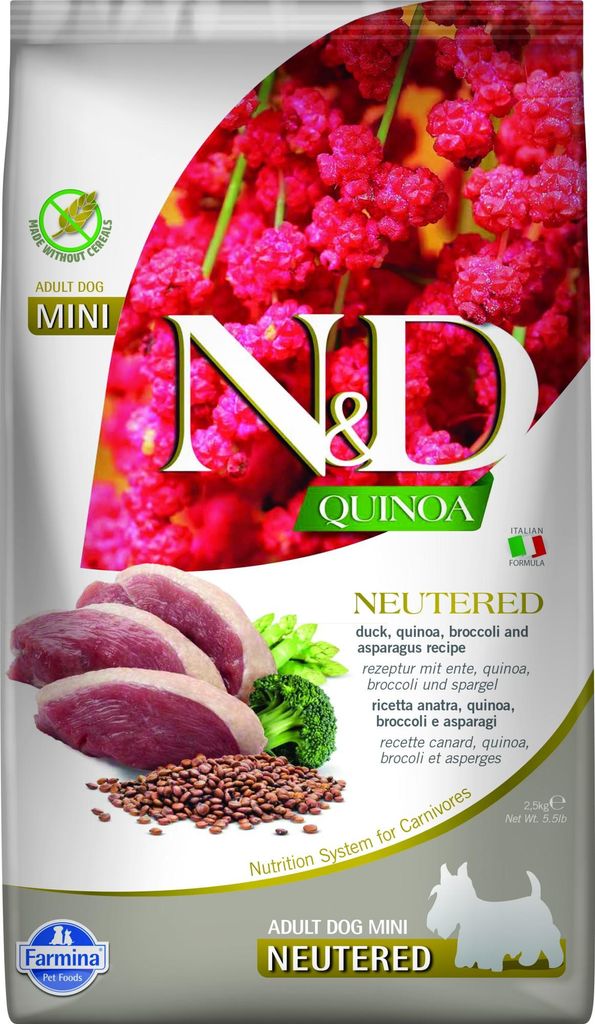 N&D Quinoa, kuře, brokolice, chřest, suché krmivo pro Obrázek produktu 